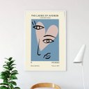 Ver imagem 2 de Quadro Picasso - The Ladies Of Avignon 45x34cm - com Vidro:madeira Branca