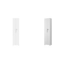 Ver imagem 3 de Kit com 2 Armários Multiuso Escritório 4 Portas e Prateleiras Branco/New