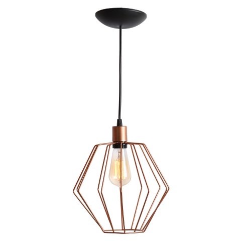 Pendente Aramado Poptem Balona Cobre