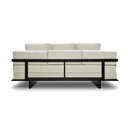Ver imagem 7 de Sofá Cama Solteiro 2 Lugares Linho Bege Living 200cm Base Industrial Sala Cherie K01 - D’Rossi