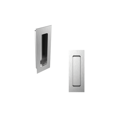 Puxador Concha/Cava 15cm em Aço Inox Escovado (2un)