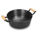 Ver imagem 2 de Caçarola Ferro Fundido Leve Tampa em Vidro 24cm Mta 4,0l