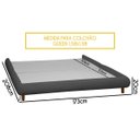 Ver imagem 4 de Base Cama Box Queen Size 173cm Orgânica Napoli Bouclê:bouclê Cinza Grafite