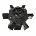 Ver imagem 5 de Luz de Palco Moving Head 150w Dj Dmx512 Led Rgb 22 Canais Festa Evento Show Mini Moving Laser Ilumin