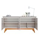 Ver imagem 3 de Aparador para Sala Buffet Classic 1.8 Off White - Imcal