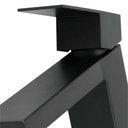 Ver imagem 2 de Torneira para Lavatório de Mesa Quadrado Bica Alta Definite Preto Fosco - 774357 - Stoc Torneira Par