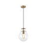 Lustre Pendente Skylight Tommy 3039 E27 Bivolt Bronze/transparente Sky-3039ts - 3