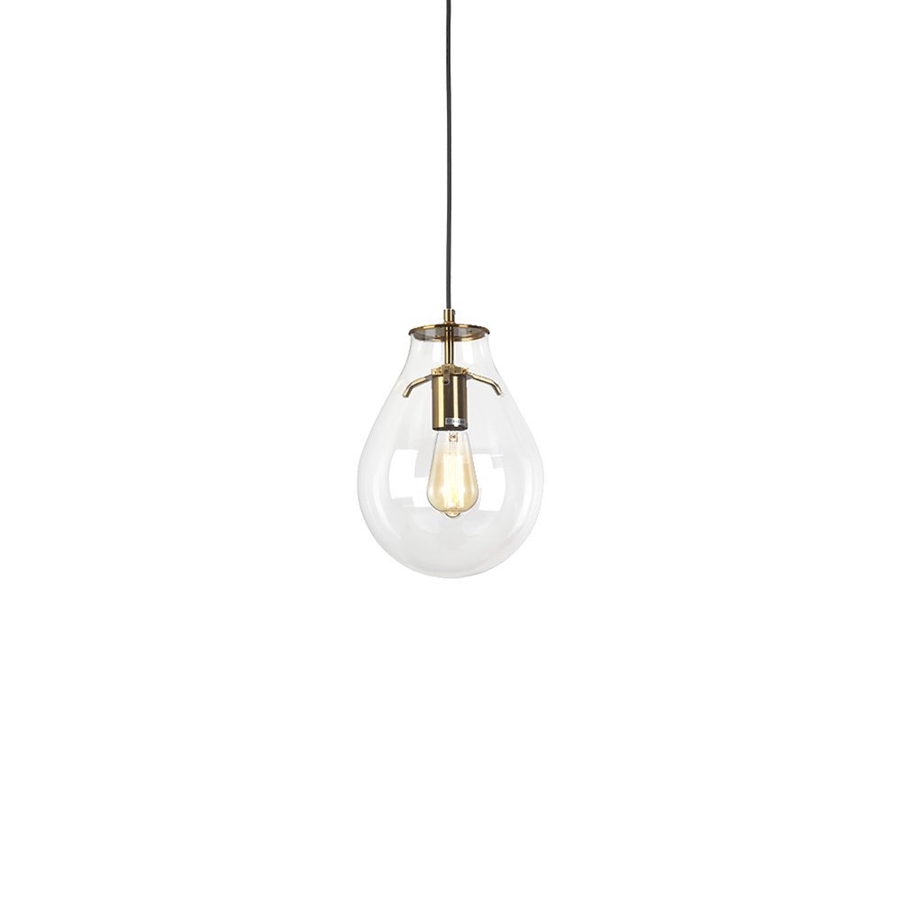 Lustre Pendente Skylight Tommy 3039 E27 Bivolt Bronze/transparente Sky-3039ts