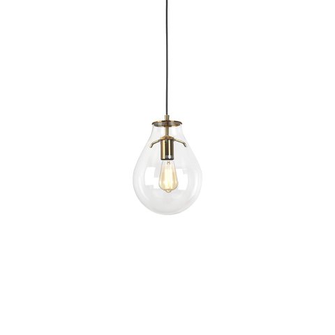 Lustre Pendente Skylight Tommy 3039 E27 Bivolt Bronze/transparente Sky-3039ts