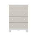Ver imagem 4 de Cômoda Infantil 65cm com 4 Gavetas Dengo Multimóveis Mp4409 Branco/off White Branco/off White