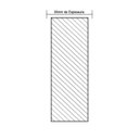 Ver imagem 3 de Kit Porta Madeira 0,90x2,10m Primer + Trilho Correr 1,80m Preto + Brinde