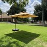 Ombrelone Guarda Sol Noronha Premium Aluminio 3,0 X 3,0 C/ Base em 100l Sol&sombra Bege - 1