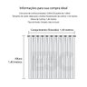 Cortina Blackout Lilás com Voil 2,00M x 1,40M Ideal para Varão Simples de 1,50M - 3