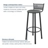 Kit 2 Banquetas Assento Estofado para Cozinha Bete - 10