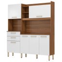 Ver imagem 6 de Kit Cozinha 6 Portas 2 Gavetas Serena Amendola/Branco