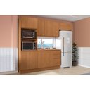Ver imagem 1 de Cozinha Modulada Completa Ciela 5 Peças (2aéreos+1balcão+1torrequente+1complemento) C5p116 Canela