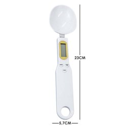 Colher Balança Digital Medidora Dosador Dieta Receita Branca - 8