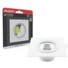 Kit 5 Spot Led Embutir Quadrado 7w 6500K Bivolt Branco Frio Avant - 1
