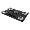 Ver imagem 1 de Fogão Cooktop Nardelli Ori 5 Bocas Vidro Preto