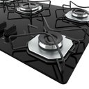 Ver imagem 3 de Fogão Cooktop Nardelli Ori 5 Bocas Vidro Preto