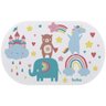 Tapete de Banho Infantil Antiderrapante Com Ventosa Bebê Criança Estampa Divertida Buba - Arco-íris - 1