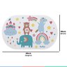 Tapete de Banho Infantil Antiderrapante Com Ventosa Bebê Criança Estampa Divertida Buba - Arco-íris - 4
