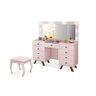 Penteadeira Camarim com Espelho e Banqueta Mila Rosê - 4