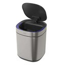 Ver imagem 7 de Lixeira Quadrada com Sensor 8 Litros Inox 1007.qua.8.inx Deca