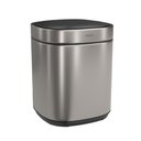 Ver imagem 1 de Lixeira Quadrada com Sensor 8 Litros Inox 1007.qua.8.inx Deca