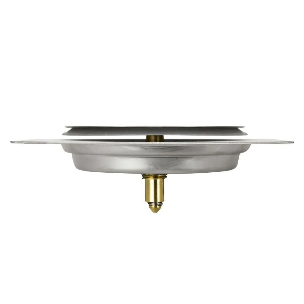 Ralo Click Inteligente Discreto Kit 3 Uni Pop Up Banheiro Lavabo Varanda Cozinha Casa Quadrado 10x10 - 3