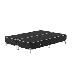 Base Box Bipartido Queen Spubio Spu+ Incofal Preto 158x198x36cm - 1