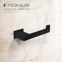 Ver imagem 4 de Papeleira Inox Preto Fosco - Kromus Rt0302b