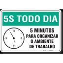Ver imagem 1 de PLACA 5S TODO DIA - 5 MINUTOS