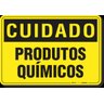 PLACA CUIDADO PRODUTOS QUÍMICOS - 1