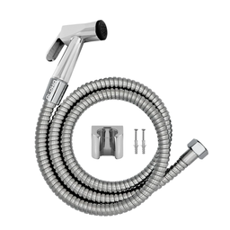 Ducha Higiênica Metal Gatilho Mangueira 1,80 Mt Sem Registro:Cromado - 2