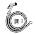 Ver imagem 2 de Ducha Higiênica Metal Gatilho Mangueira 1,80 Mt Sem Registro:Cromado