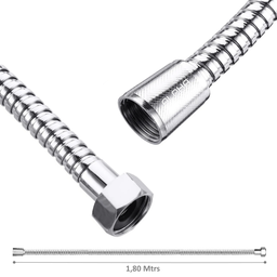 Ducha Higiênica Metal Gatilho Mangueira 1,80 Mt Sem Registro:Cromado - 4