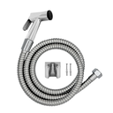 Ver imagem 1 de Ducha Higiênica Metal Gatilho Mangueira 1,80 Mt Sem Registro:Cromado