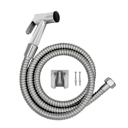 Ducha Higiênica Metal Gatilho Mangueira 1,80 Mt Sem Registro:Cromado - 1