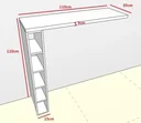 Ver imagem 4 de Bancada de Cozinha Bar Sala em MDF