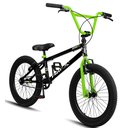 Ver imagem 2 de Bicicleta Aro 20 Bmx Pro-x Infantil Série 1 Aro Aero Freio V-brake - Preto+verde