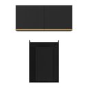 Ver imagem 5 de Conjunto Lavanderia Multiuso Armário e Mesa Dobrável Multimóveis MP5018 Preto