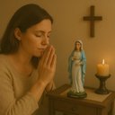 Ver imagem 2 de Imagem Nossa Senhora Grávida Resina 20 Cm