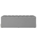 Ver imagem 5 de Calçadeira Recamier Baú para Cama de Casal Queen Dália 195x50 Cm W01 Facto Cinza - Lyam