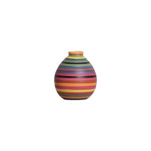 Vasinho de Mesa Colorido de Cerâmica para Decoração de Mesa Oasis 10x8 cm