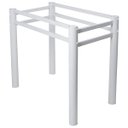 Ver imagem 3 de Base para Mesa de Vidro Jantar 4 Lugares Branca Retangular