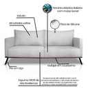 Ver imagem 7 de Sofá Zefir 2 Lugares 1,60 Veludo - Lucadi Home