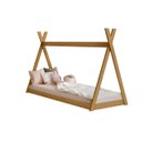 Ver imagem 2 de Cama Infantil Cabana Quarto da Criança Montessoriana Premium Moderna Conforto Cor Nature