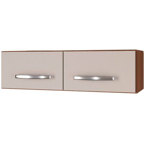 Armário Aéreo de Geladeira 2 Portas 79 cm Lara Savana / Off White