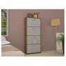 Sapateira Vertical Anne 4 Portas Canela Off White - 2